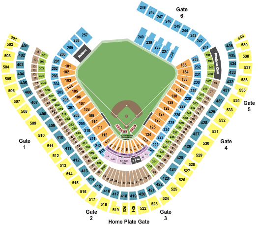 Angel Stadium Anaheim Seating Chart